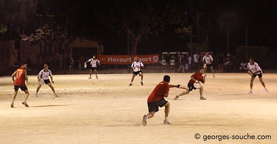 Match de Tambourin. Cournonterral, juillet 2009