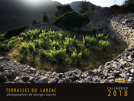 calendrier 2018 Terrasses du Larzac